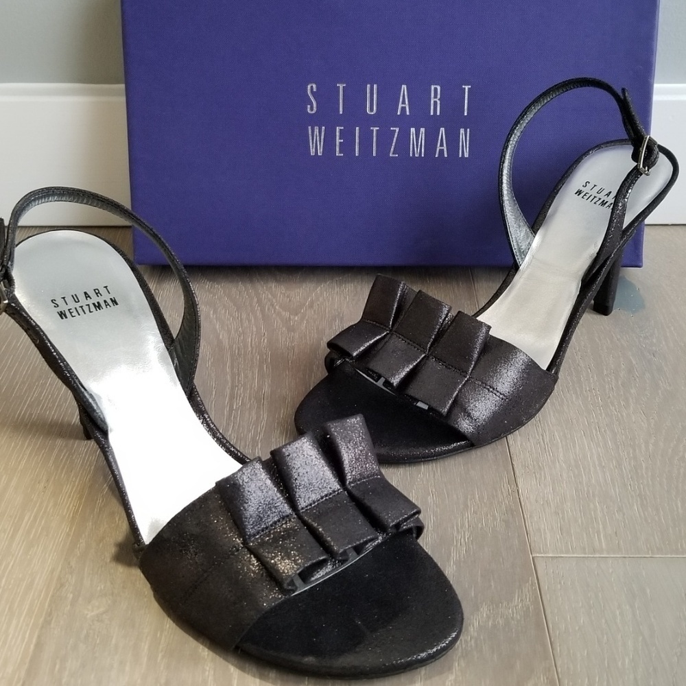 NEW STUART WEITZMAN Loulou Heel Sandals Size 8 M